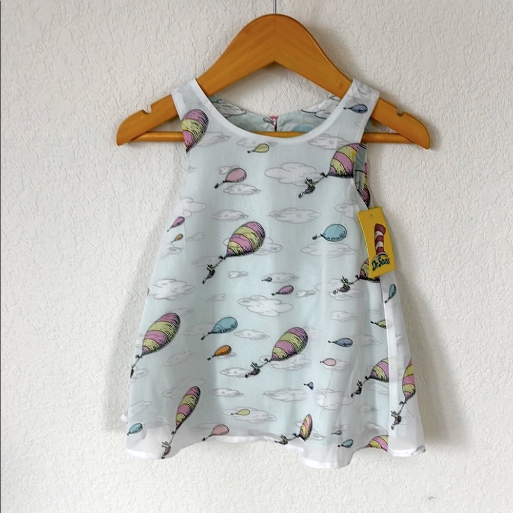 Dr. Seuss • Whimsical Balloon Baby Dress - Multicolor